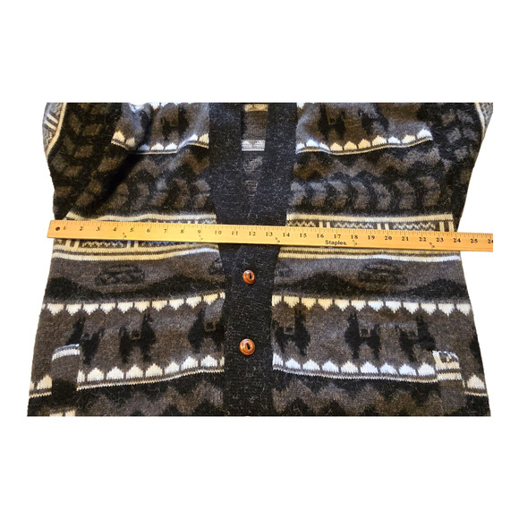 Vintage Tejido Ruminahui Sweater Mens Size XL Multi Grandpacore Heavy Heritage - Picture 9 of 10